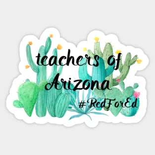 Teachers of Arizona, Red for Ed Sticker